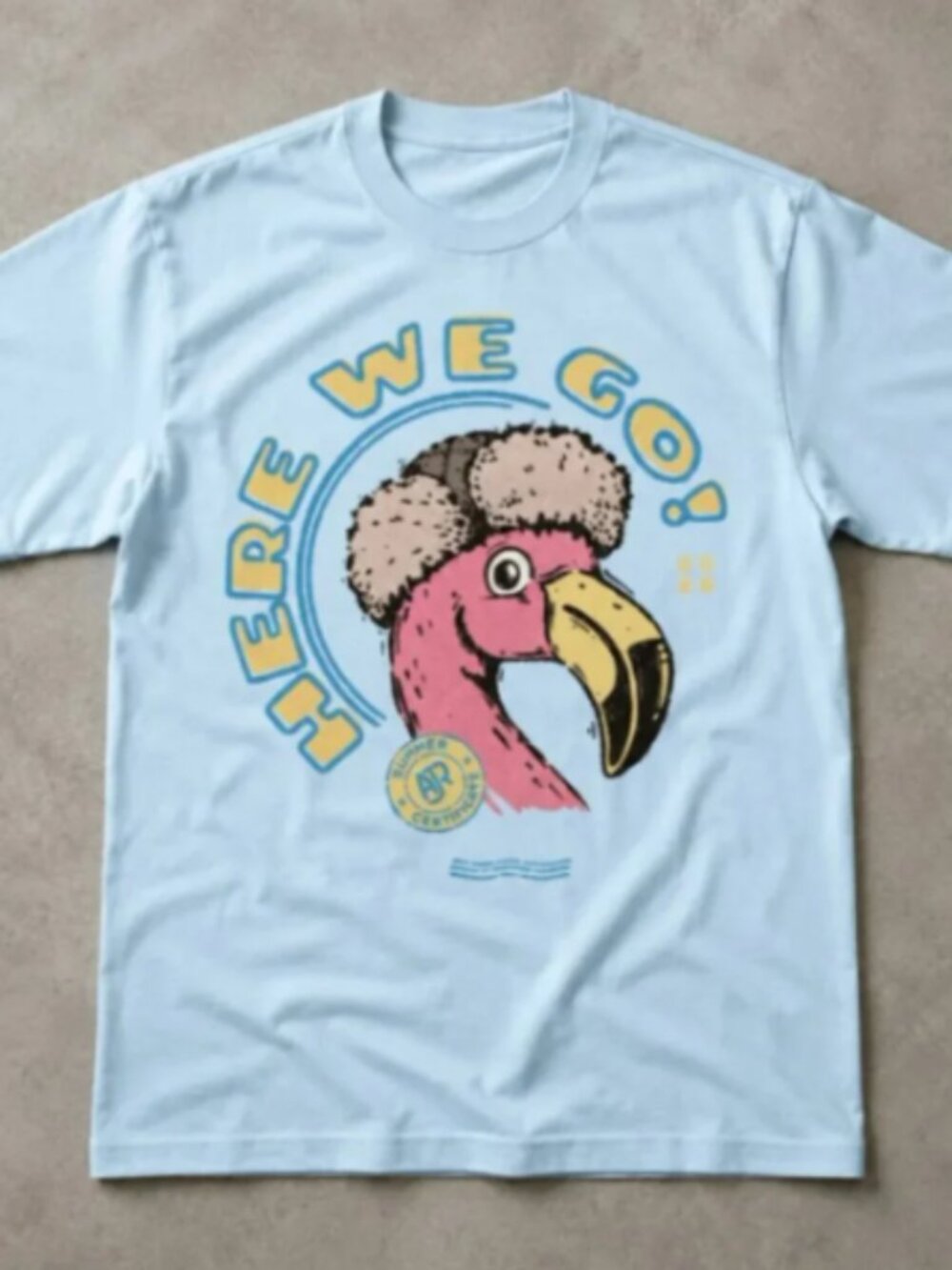 AJR Here We Go Flamingo Summer Graphic Unisex T-Shirt
